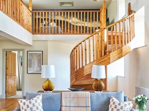 Stairs to cinema room | Midcraigs, Glencraigs, near Campbeltown