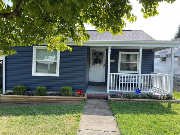 New siding and a new roof for our home away from home.