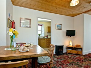 Characterful living and dining room | Chinkwell - Wooder Manor, Widecombe-in-the-Moor, near Bovey Tracey