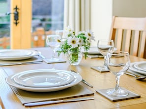 Dining Area | Priors Lodge Barns - Pipistrelle - Priors Lodge Barns , Bream, near Lydney