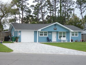 Double Wide Paver Driveway to accommodate trailers too!