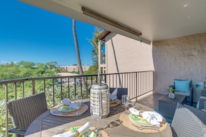 Corner unit with tropical and ocean view