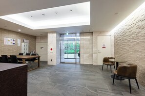 Interior entrance