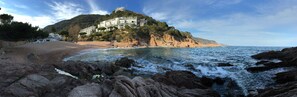 📸 Panoramic picture from the private beach
