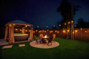 Sit & Relax in our private backyard and cook smores on the firepit