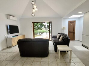 Lounge area overlooking gardens
