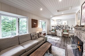 Living Room &amp; Fireplace