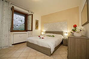 The bedroom with double bed