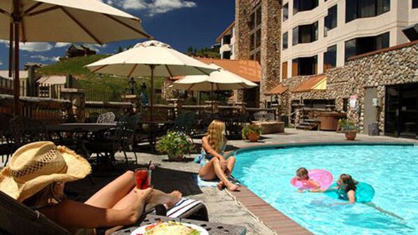 heated indoor outdoor pool