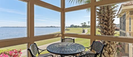 Screened In Porch with Bay Views