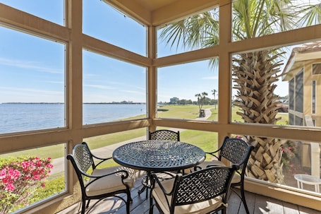 Screened In Porch with Bay Views