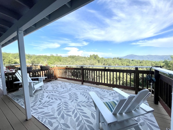 Front deck covered porch