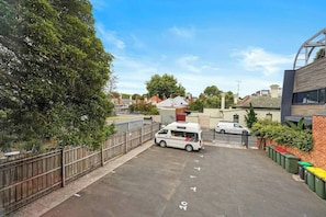 Car park at rear of property access via the back lane