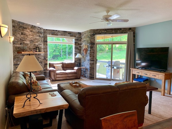 Upstairs living area
