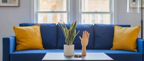 Bright Living Room with Big Windows