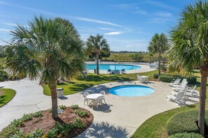 Beautifully manicured community pool and whirlpool!