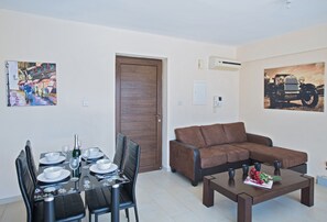 Dining Area with table and chairs to seat 4 persons