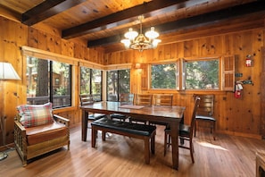 Quandt Cabin Dining Area
