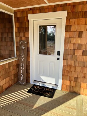 Front door. 