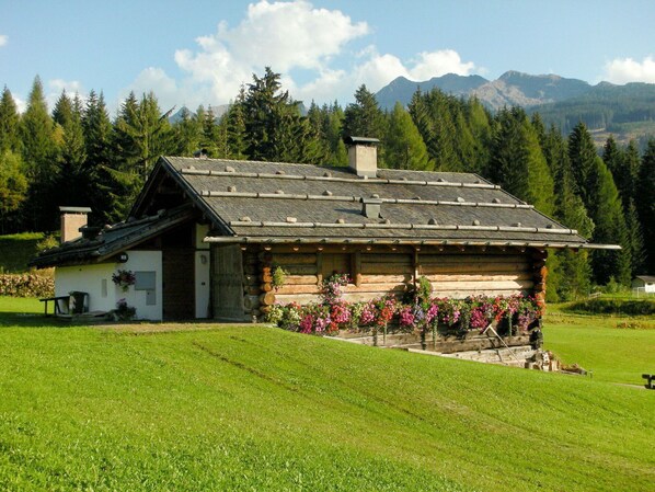 Propriété, Maison, Paysage Naturel, Herbe, Domicile, Prairie, Ferme, Chaîne De Montagnes, Alpes, Bâtiment