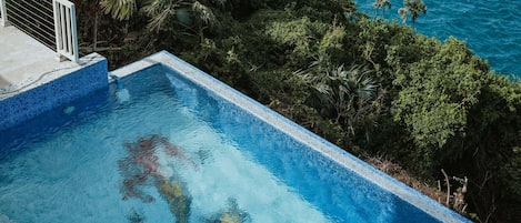 Amazing custom mosaic tiled pool! It's One-of-a-Kind!