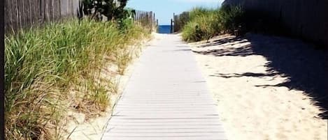 Private beach entrance, 200 yards from house!