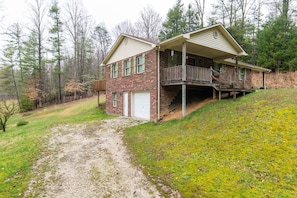 Additional parking at lower level. Basement is currently just used for owner storage.