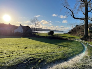 Ellary Farm in the January sun 