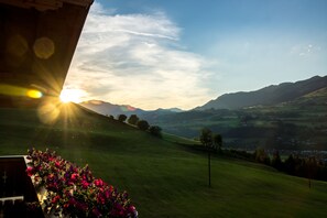 Blick von der Unterkunft
