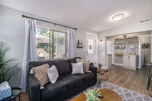 Living Area | Bright & Spacious with Smart TV