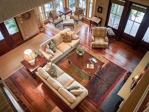 2nd Floor View of Living Room