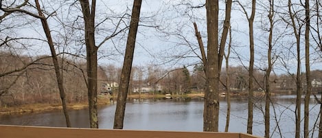 Welcome to 9 Birch Point! Relax on the deck.