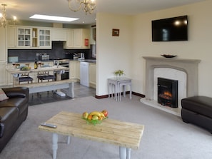 Welcoming open-plan living space | Trebor Cottage, Annan, near Dumfries