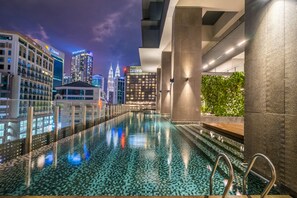 Rooftop pool