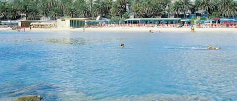 plage de San Remo, à proximité de l'appartement