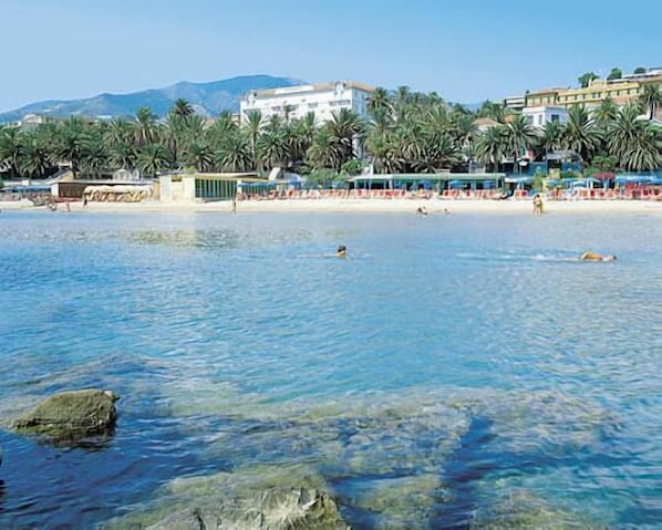 Sanremo beach near the apartment