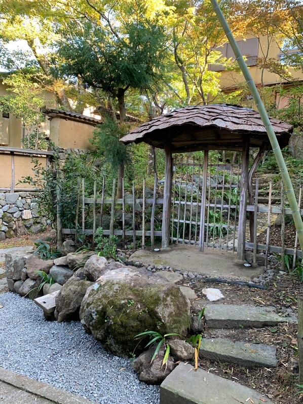 Entrance from parking lot