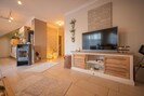 Wohnzimmer mit TV