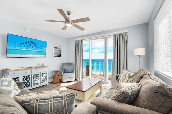 Majestic Sun 614A - Beach View Living Area, HDTV, Sleeper Sofa
