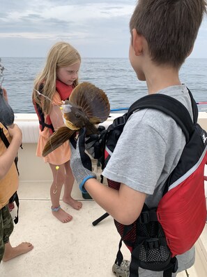 Fishing on Block Island Sound