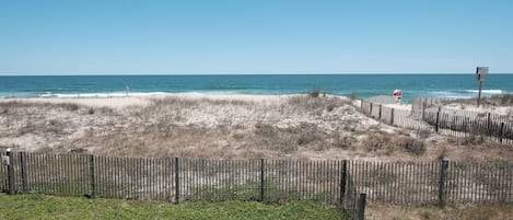 View of ocean from wraparound deck