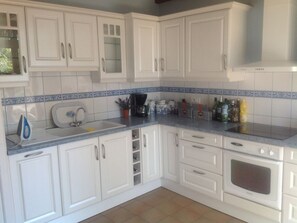modern fully equipped kitchen