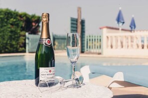 relax down by the pool