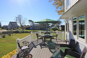 Enjoy the sunny deck with waterview!