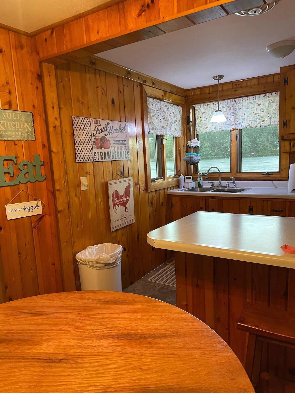 Secluded lakeside  Cottage in the heart of National Forest- down UP back roads.