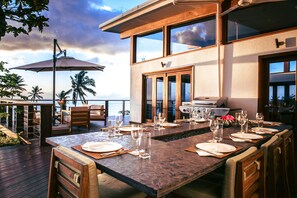 Outdoor dining table