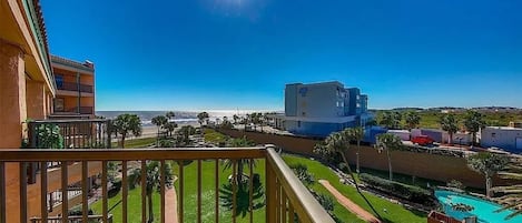 Gulf of Mexico views from the balcony.