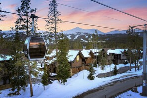 Gondola going right by Breckenridge Vacation Home