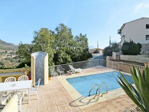 Sky, Water, Property, Swimming Pool, Plant, Azure, Outdoor Furniture, Tree, Land Lot, Shade