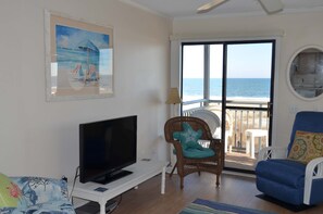 Watch TV or the ocean waves!